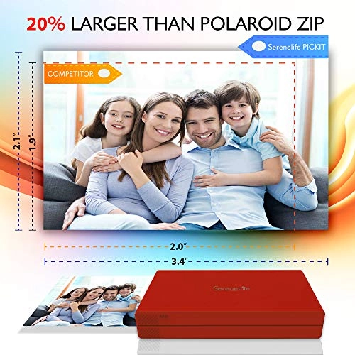 Wireless Instant Photo Printer - 2" x 3.5"