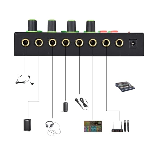 4-Channel o Mixer - Portable Black