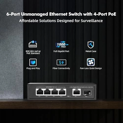 Mini 6x1G POE 6-ports