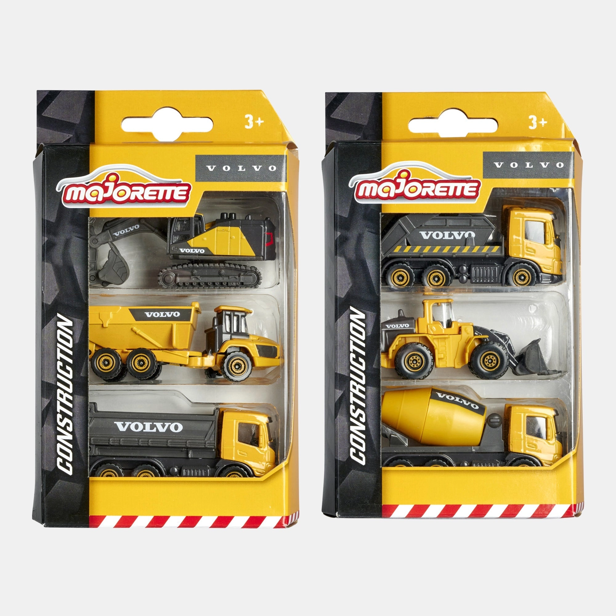 Majorette Volvo Construction - Smile & Shine 3 Volvo Construction Vehicles