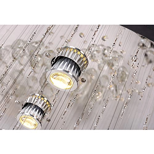 K9 Crystal Chandelier - H13'' x W20'' 9x GU10