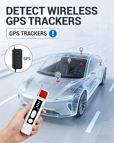 AI Hidden Camera Detector - 6 Sensitivity Levels 4 Detection Modes