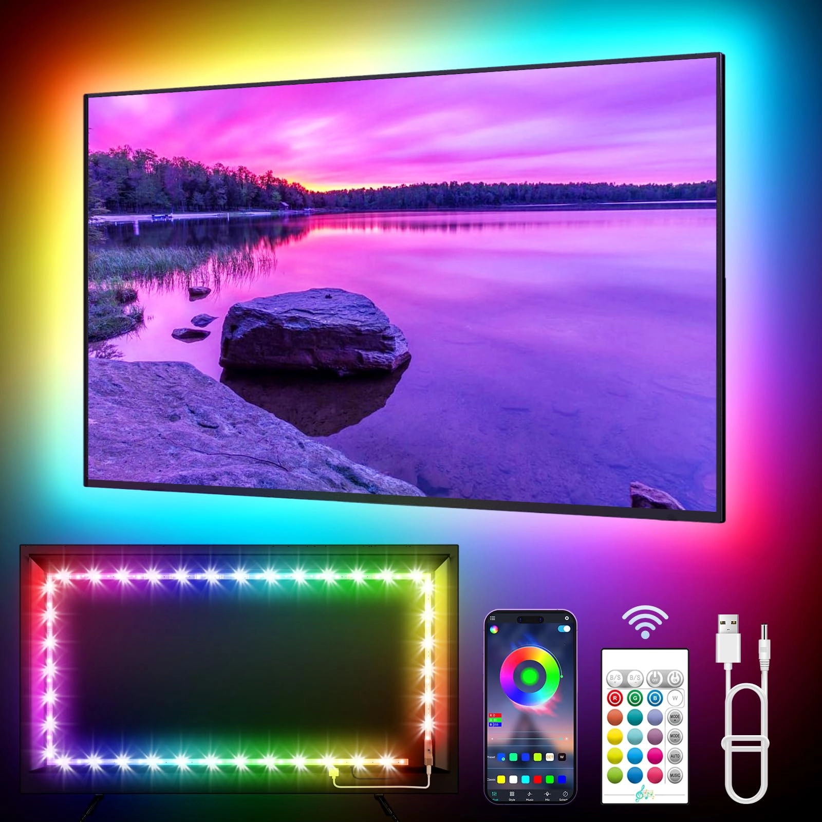 TV LED Backlight - 13.7 Feet
