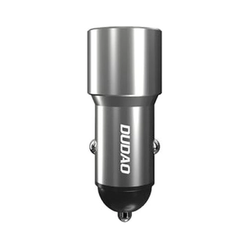 Dual Port Smart Car Charger - 22.5W Grey