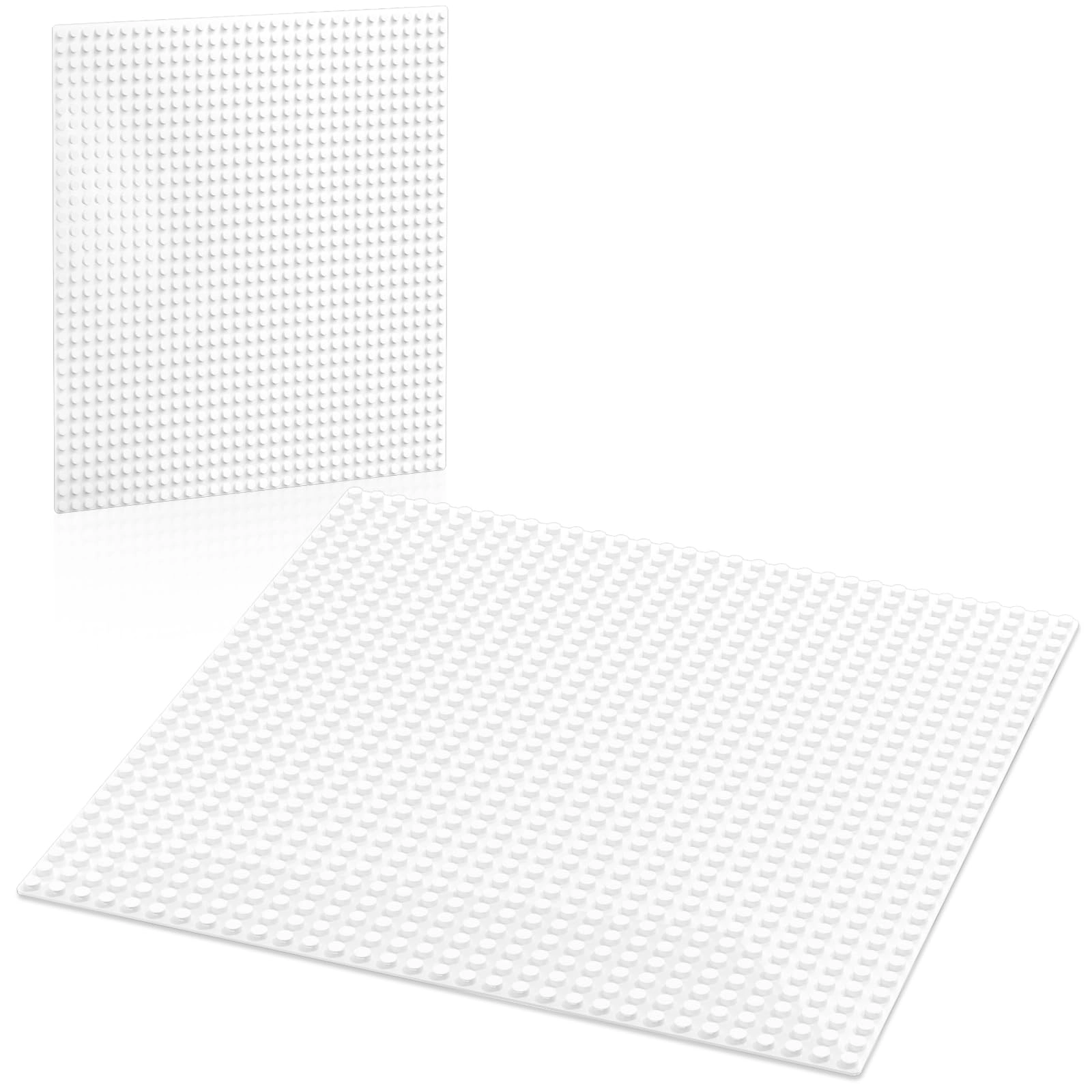 Pokiiulk Classic White Baseplates - 2pcs Architecture