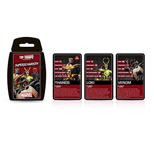 TOP Trumps Marvel Super Villains - Card Game (German)