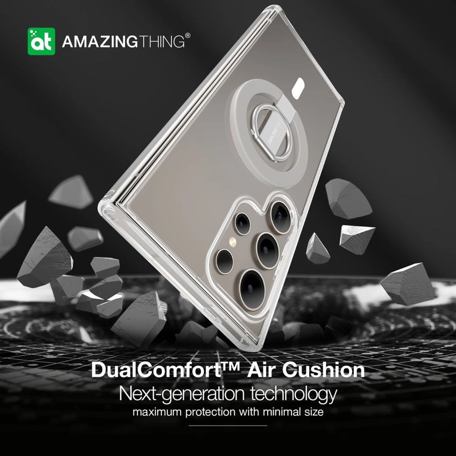 Minimal MAG case Clear Case with MagSafe for Galaxy S24 Ultra