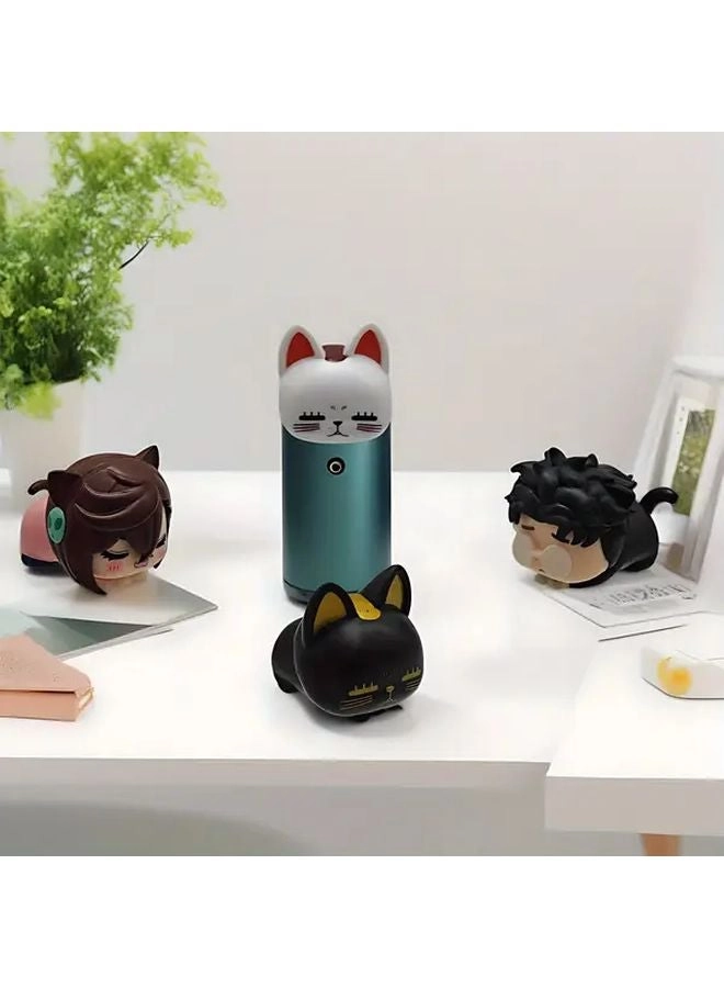 Generic Healing Pose Anime Figure Set - 4Pcs Sleeping Cat