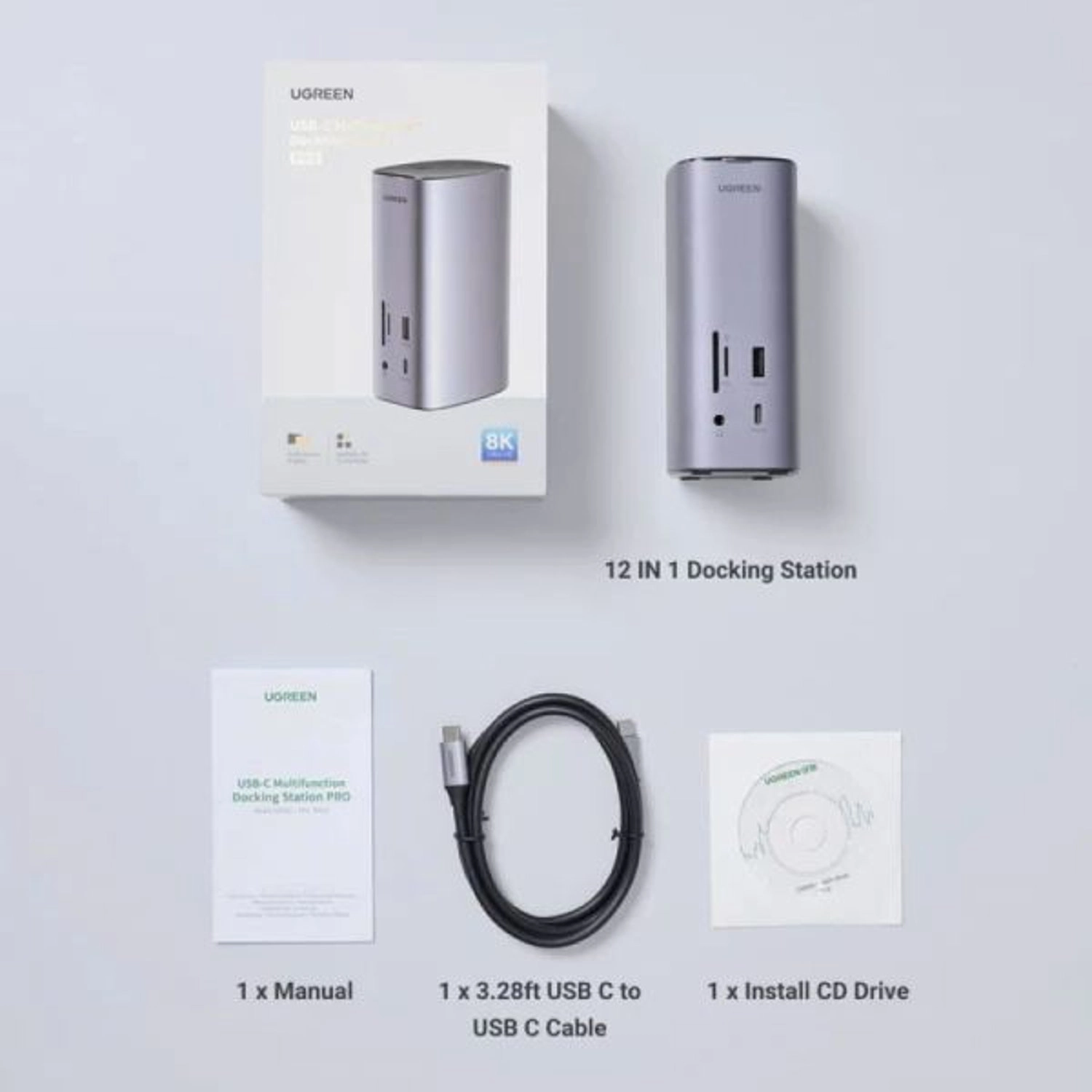 Universal Docking Station - 12-in-1 4K 100W PD Charging