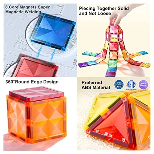 Magnetic Tiles - 100 pcs