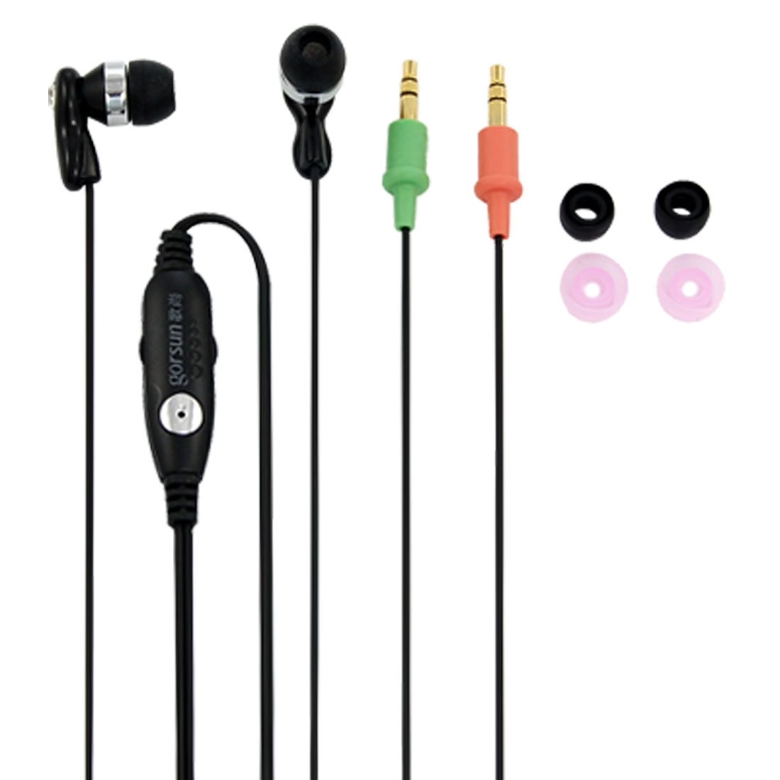 Ruilogod Laptop MP3 Wired Headphone