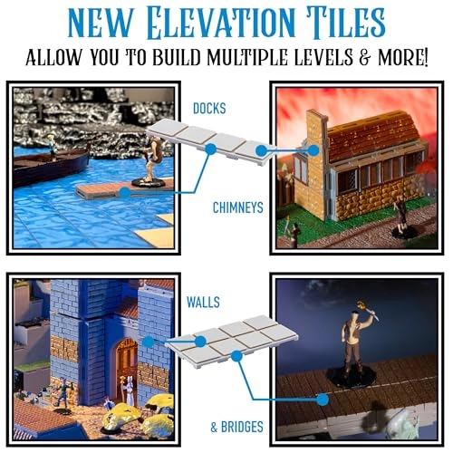 Adventure Terrain - 3D Interchangeable Dungeon System Compatible with DND