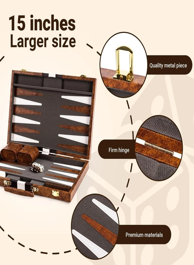 Backgammon - Sapele Wood Portable