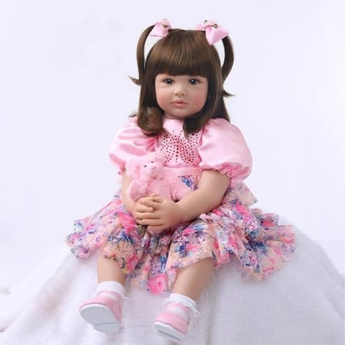 Reborn Baby Doll - 24 Inch Vinyl Silicone Girl Ages 3+