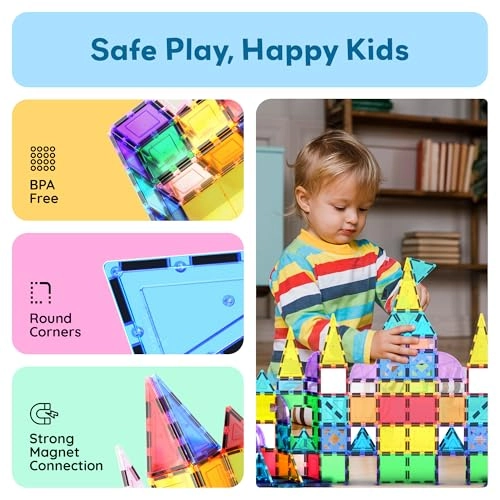 Magnetic Tiles - 152pcs Expansion Pack