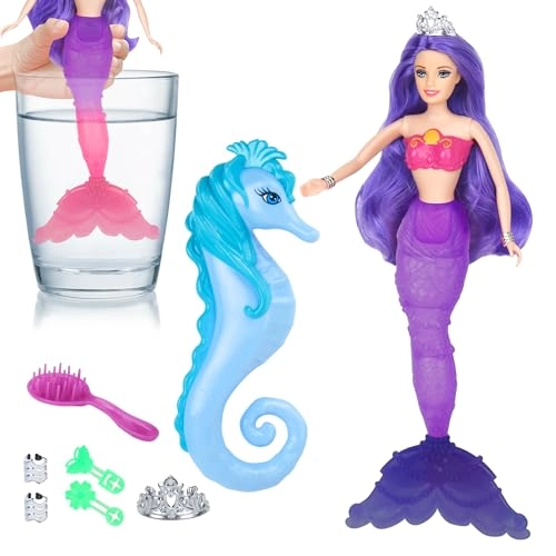 Mermaid Doll - Princess + Seahorse Play Set