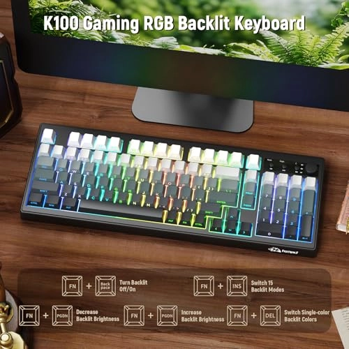 K100 - 2.4GHz Wireless Bluetooth USB-C