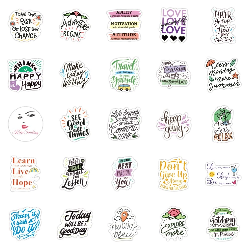 Quote Sticker Book 100 pcs