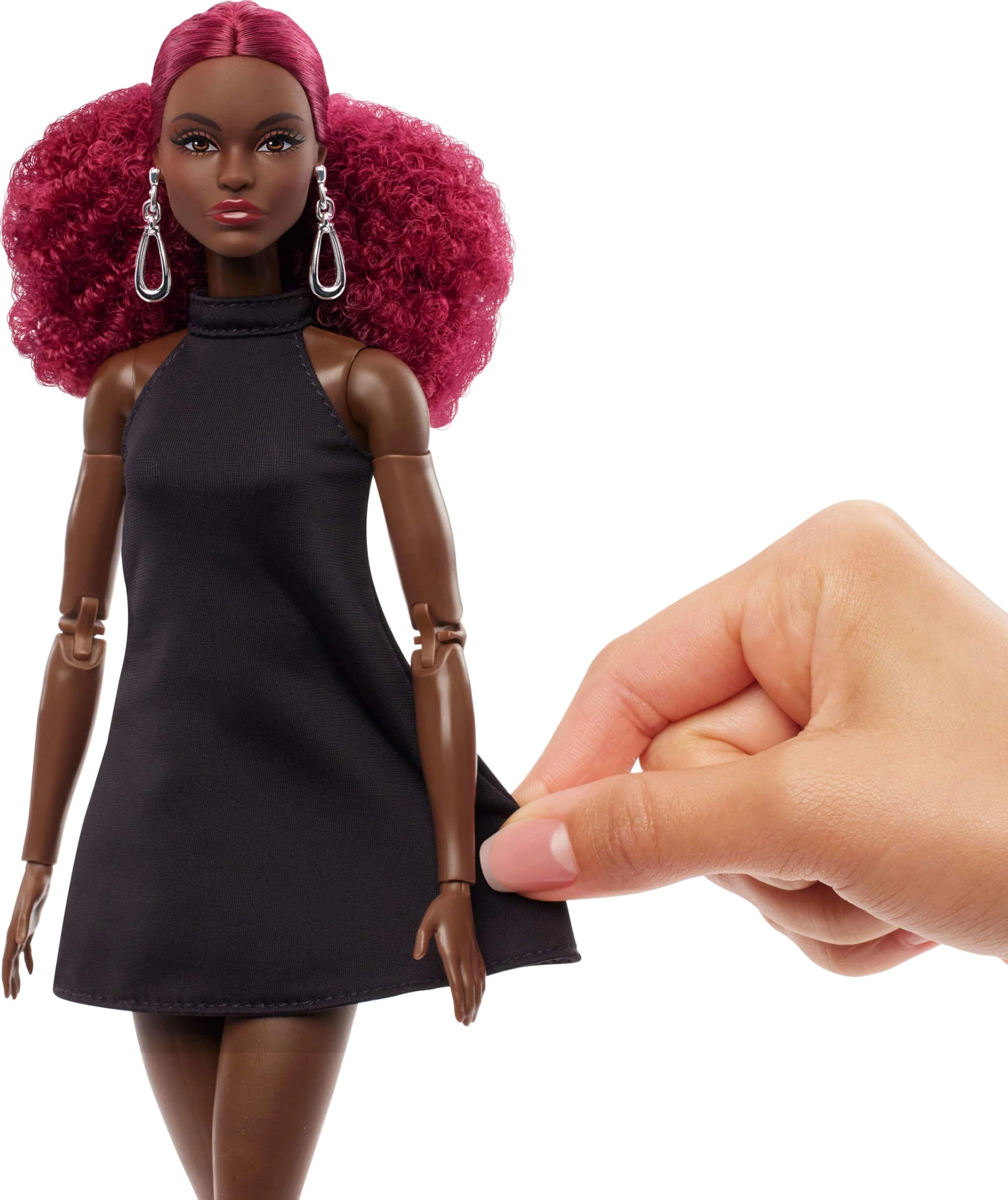 Barbie Basics Model 3 - Red Curls Black Mini Dress Ages 72+