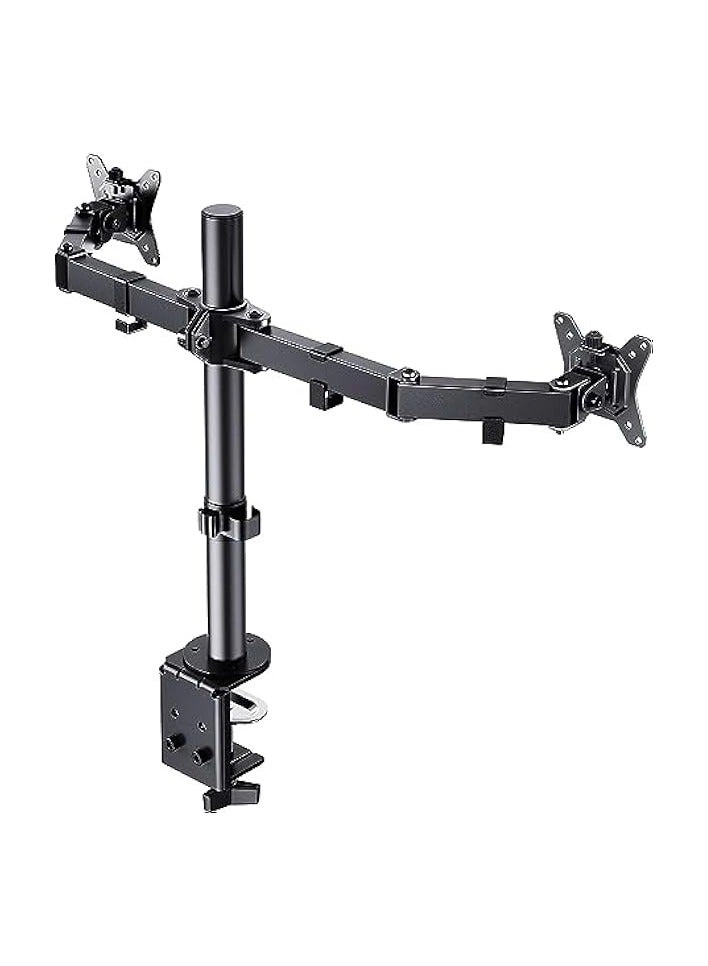 AWH Dual Monitor Desk Mount - 2 32 inch 75x75mm 100x100mm