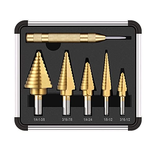 Step Drill Bit Set - 5PCS HSS