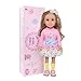 Fashion Doll - 18 Inch Brown Hair Unicorn Hair Clip