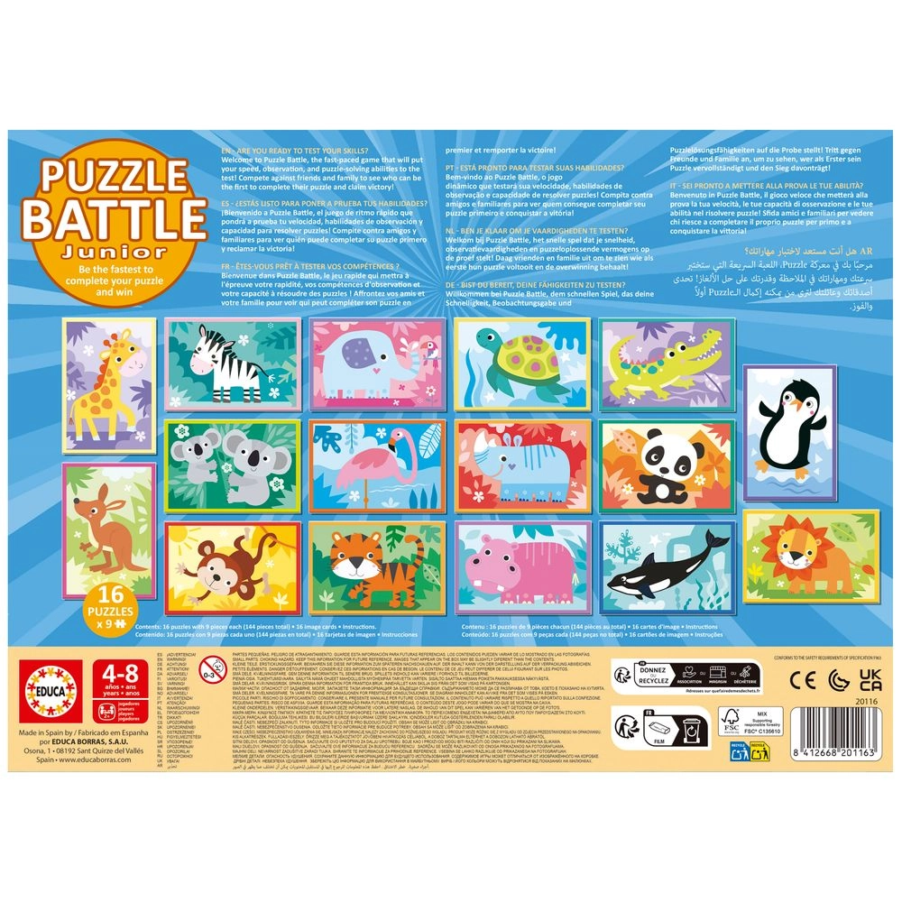Animals Puzzle (5413458-20116) - 144 pcs