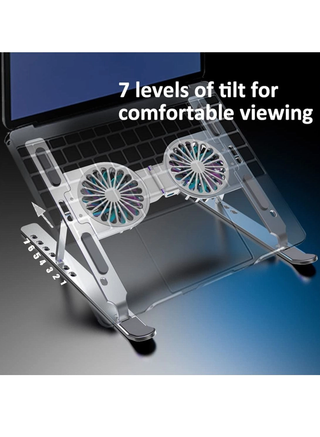 Adjustable Laptop Stand - 10 To 17 Inches