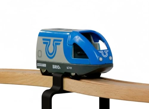 Wooden Train Spiral Rail Mount - 3 Levels