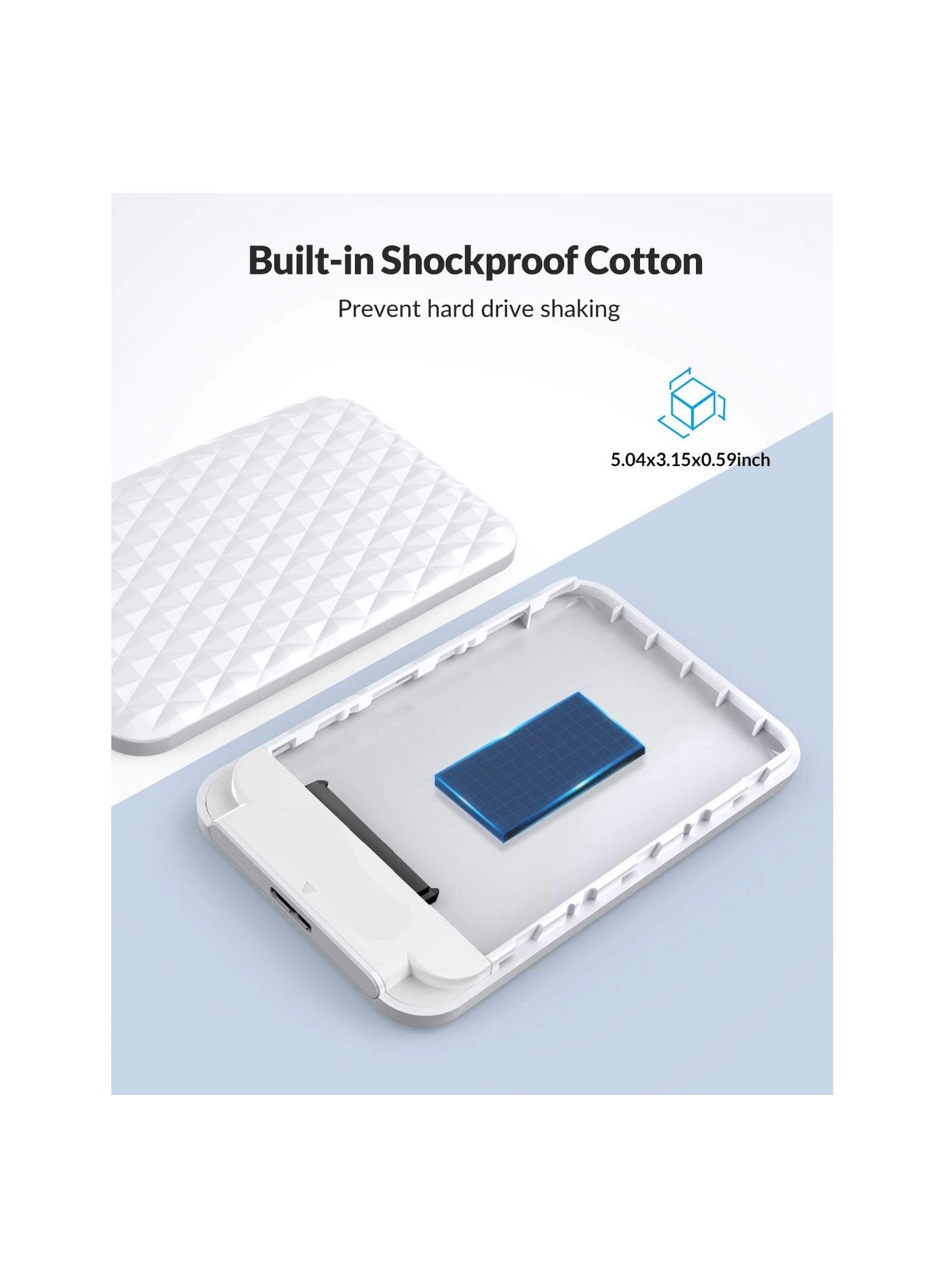 Hard Drive Enclosure - Usb 3.0 Sata 2.5 Inch