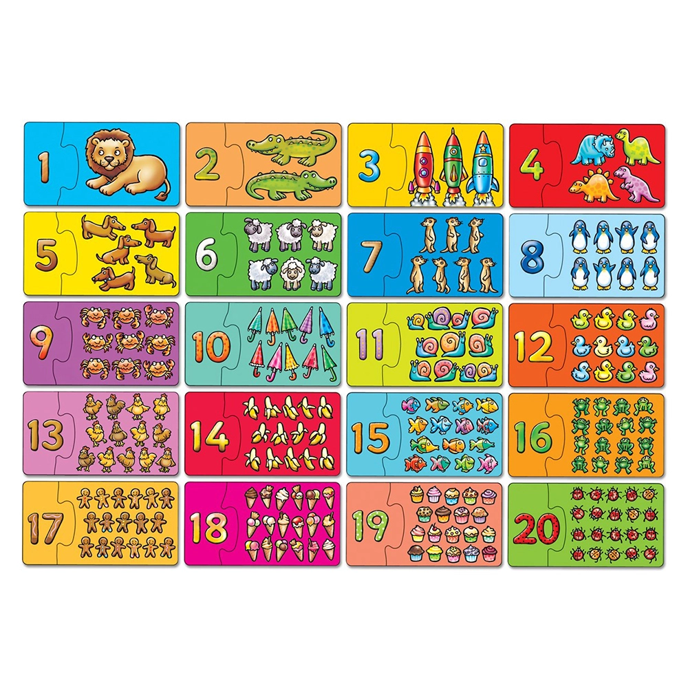 Match & Count Jigsaw Puzzle - 3 years & above 20 pieces