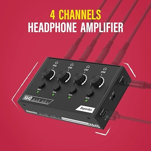 HA4D - 4-Channel USB-C Powered Headphone Amplifier