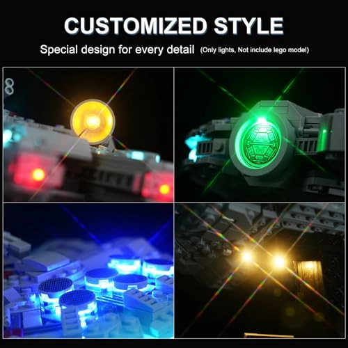 Light Kit for Lego Millennium Falcon 75375 - Warm White