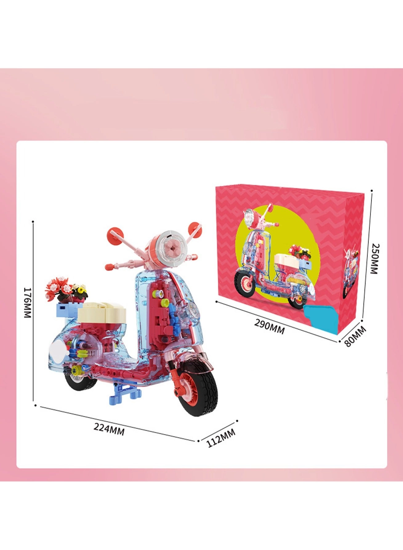 Off-Road Motorcycle Model - 434 pcs