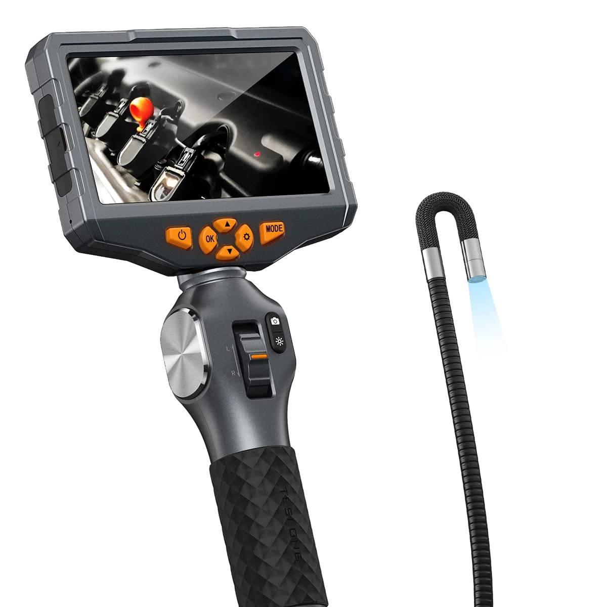 FOOJO Dual Lens Endoscope - 1080P LCD Screen