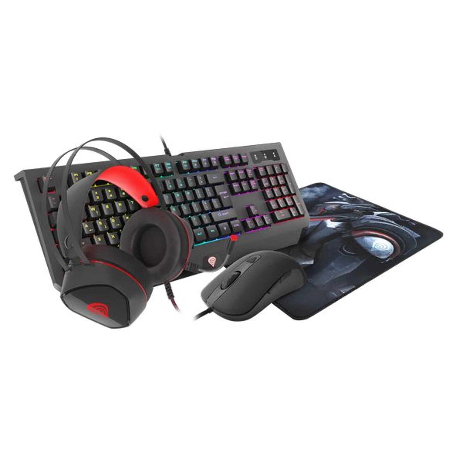 GENESIS Cobalt 330 RGB Gaming Combo - Wired