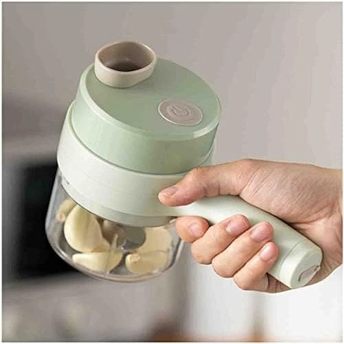 4 In 1 Handheld Electric Vegetable Cutter Set - USB RECHARGEABLE
