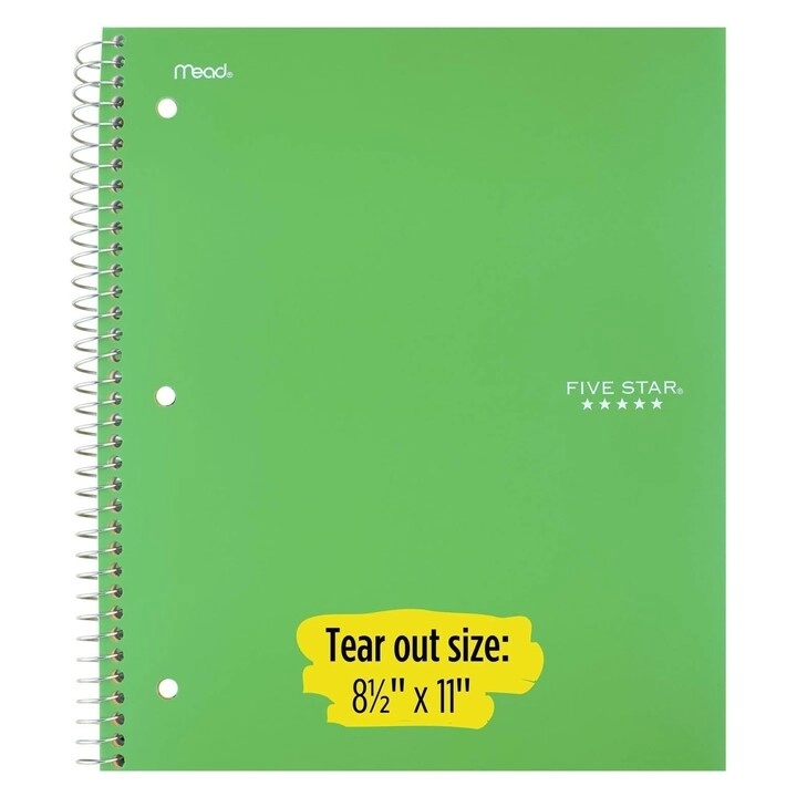 Five Star - Lined 100 Sheets