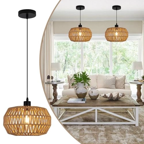 Rattan Chandelier
