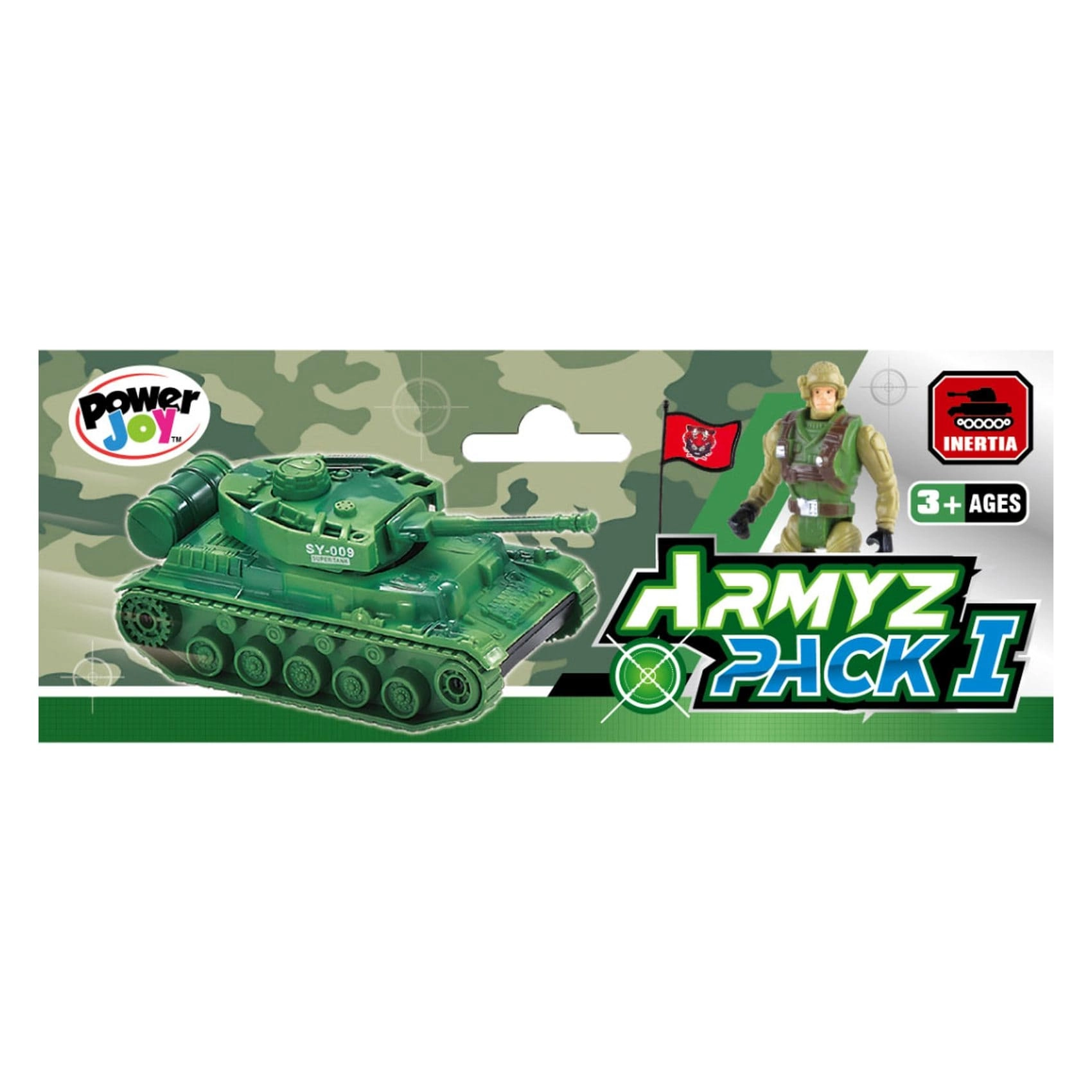 Armyz Pack I - inertia-powered tank soldier figure