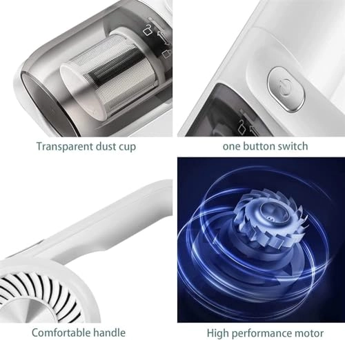 Bed Vacuum Cleaner - Cordless 11KPa HEPA