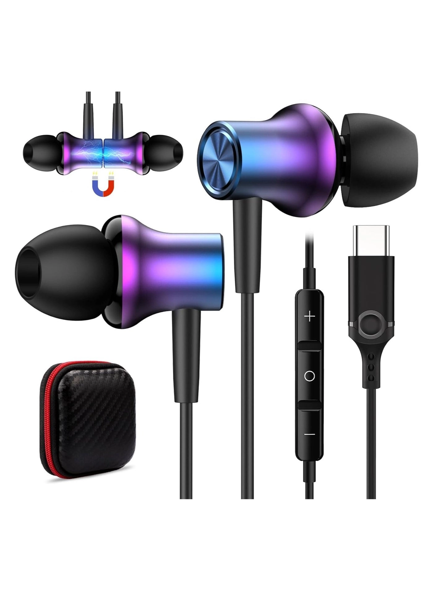 USB C Headphones Wired Earbud