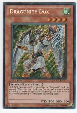 Yu-Gi-Oh! Dragunity Dux HA03-EN031 - Unlimited Edition