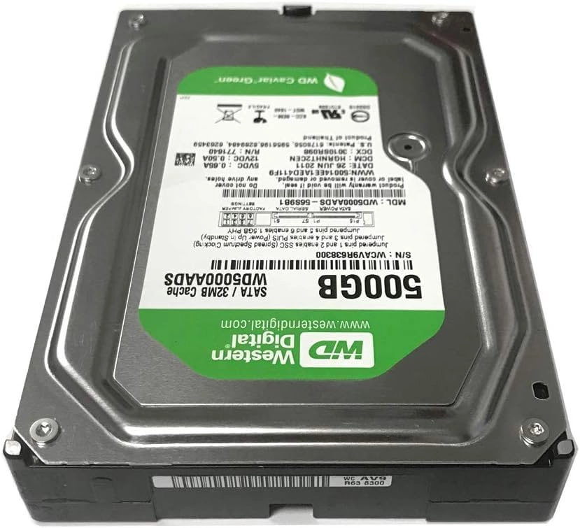 Caviar Green 3.5" 7200rpm 16MB SATA 3.0Gb/s (WD5000CSRTL) - 500GB