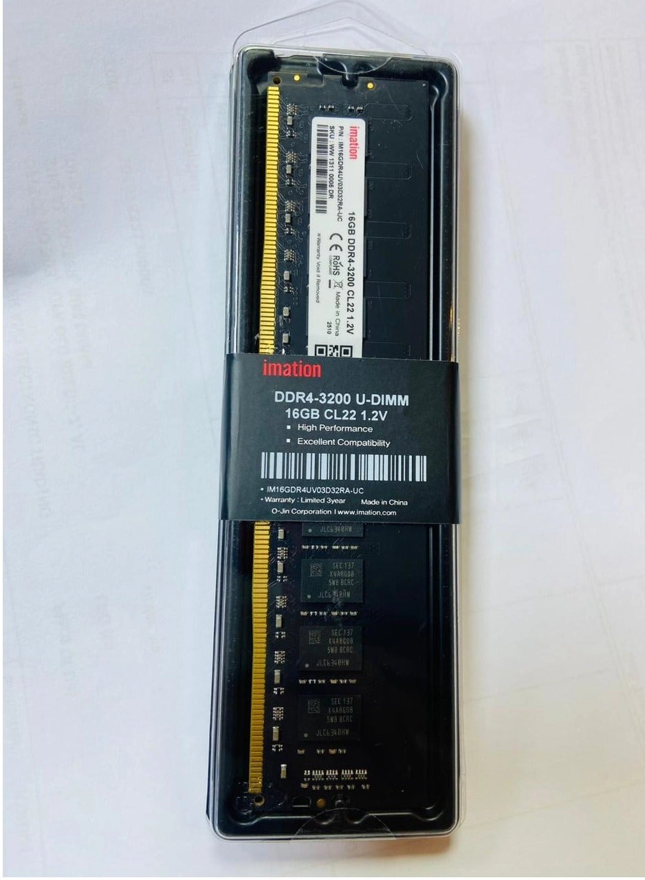 Imation Desktop RAM - 16GB 3200MHz 288-pin UDIMM DDR4
