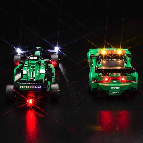 LED Light Set - LEGO 76925 Aston Martin Safety Car & AMR23 5V