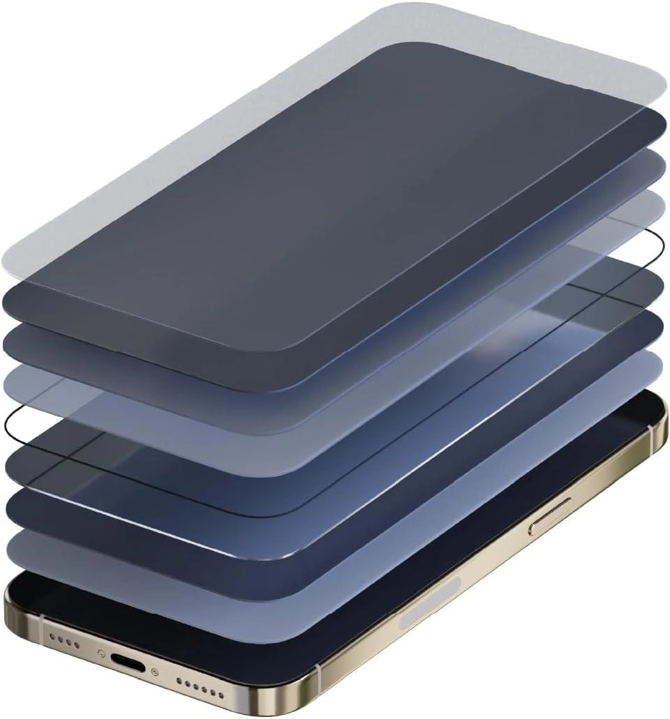 Full Coverage Tempered Glass Screen Protector for iPhone 15 Pro