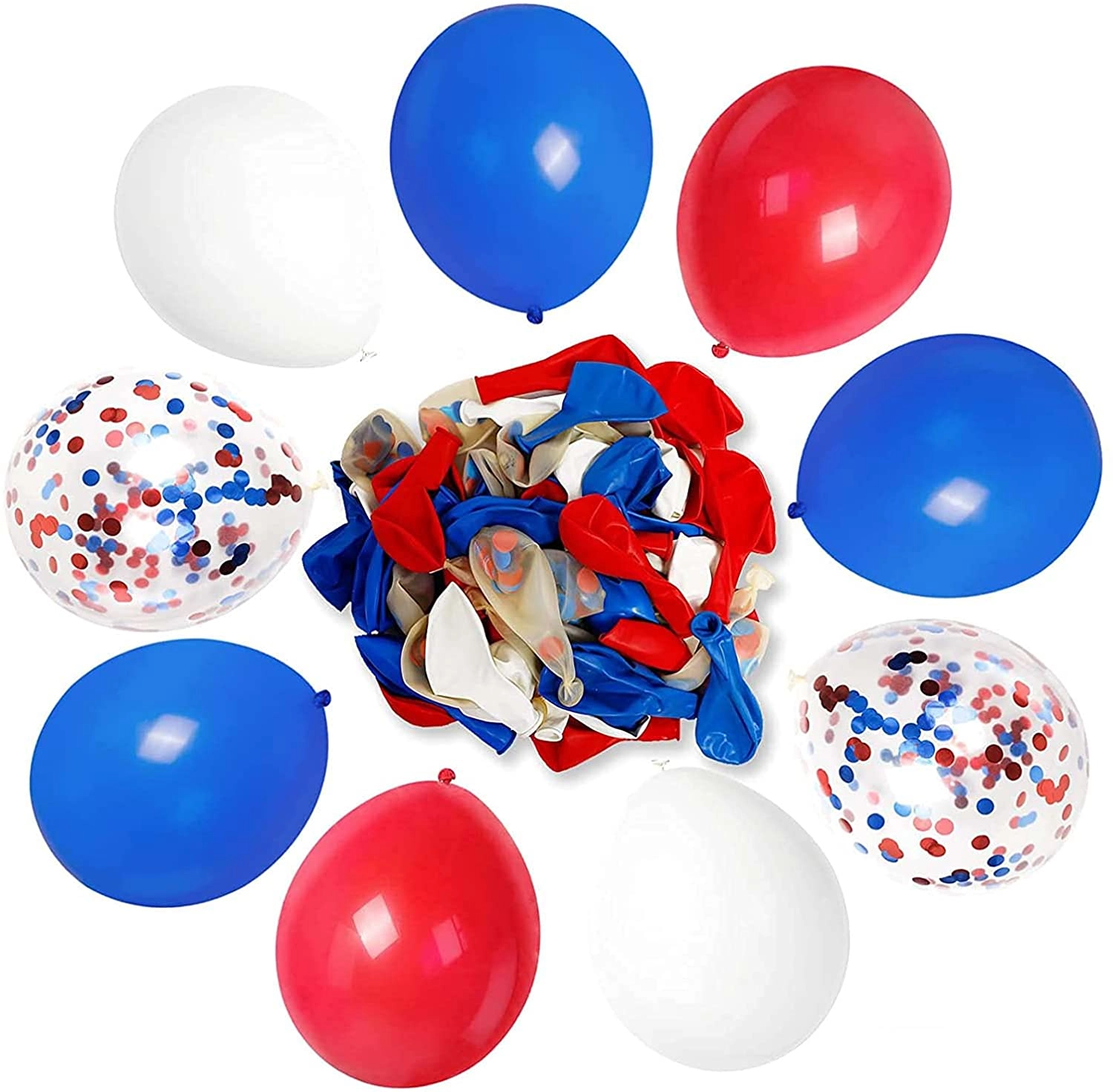 24-Pieces Latex Confetti Balloons - Father's Day