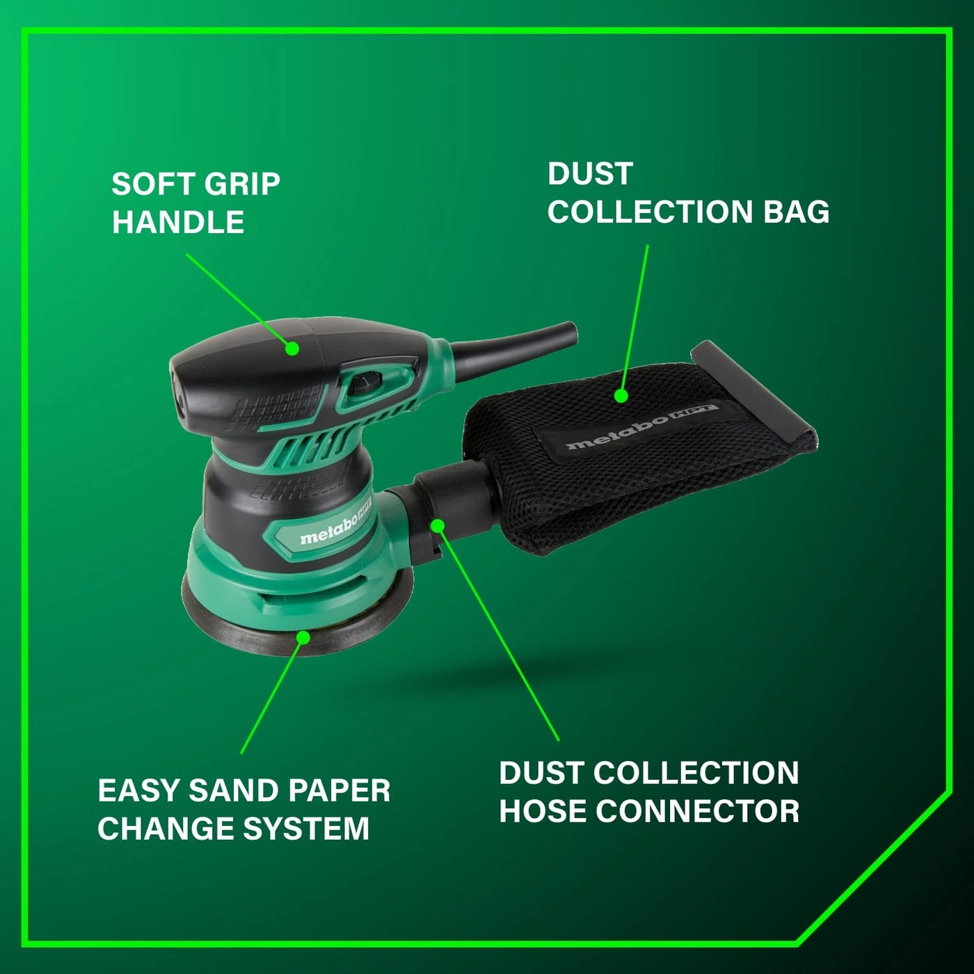 Random Orbit Finishing Sander - Variable Speed 230W SV13YST