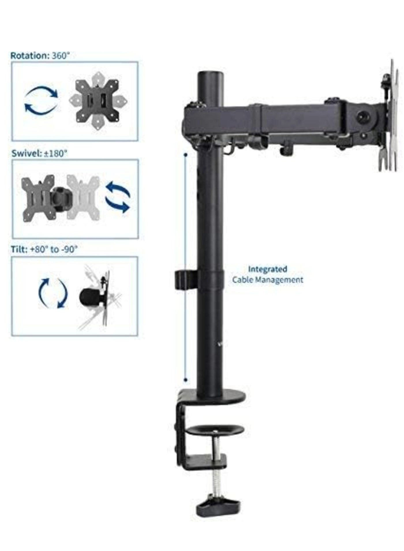 Dual Monitor Desk Mount Stand - 2